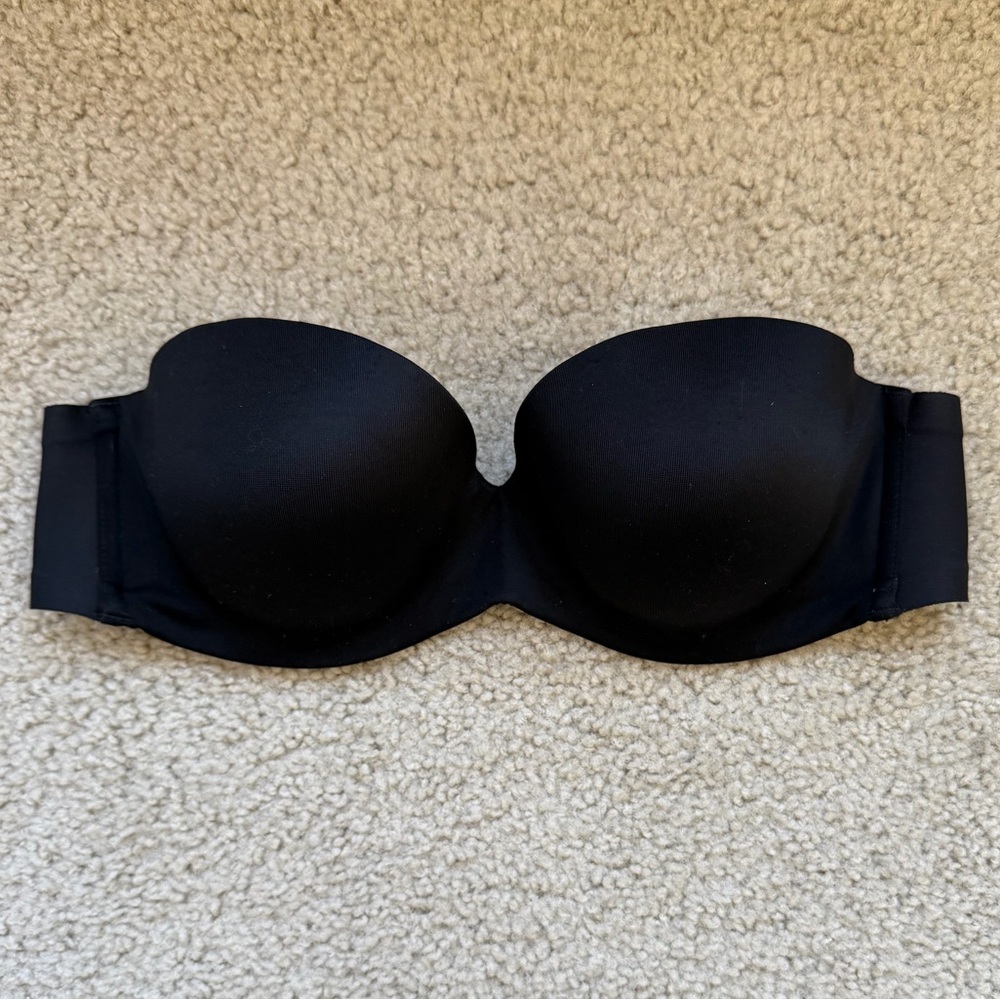 Maidenform Black Strapless Underwire Bra 36B